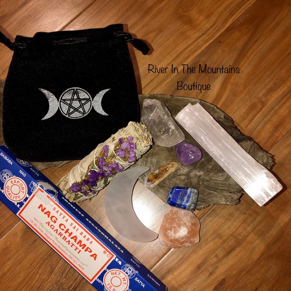 🌜Triple Moon Journal 🌝 Incense Stones And More🌛 - Picture 6 of 16